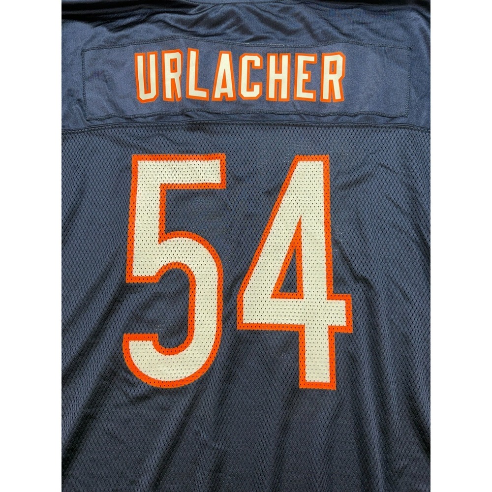 Reebok Chicago Bears Brian Urlacher On Field Jersey Size XXL BLue - Picture 3 of 10